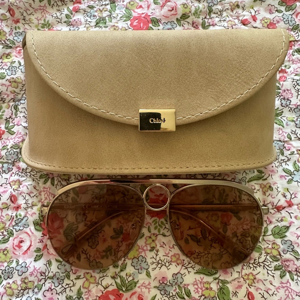 Chloe Aviator Sunglasses